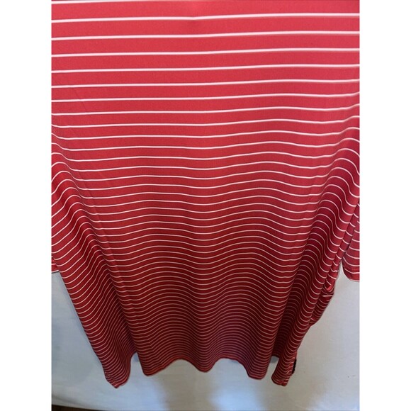 Ralph Lauren RLX Men’s Golf Polo Shirt Size 2XL Red Striped Athleisure Tennis - Picture 12 of 12